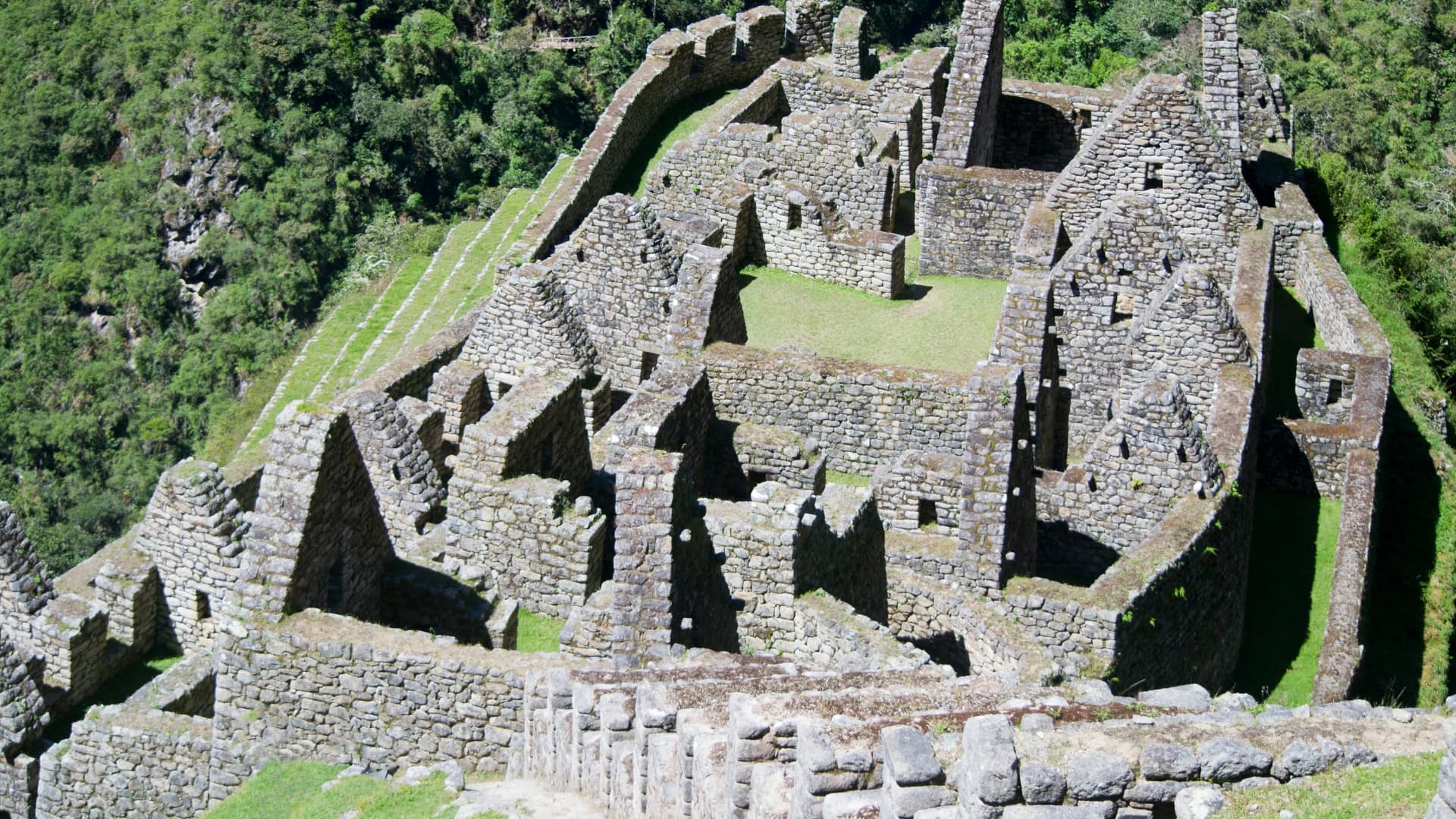 La estructura de Wiñay Wayna